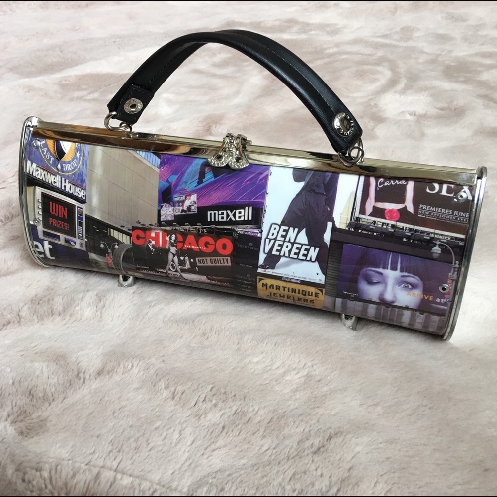 🆕 NY Times Square Handbag Shoulder Bag Clutch